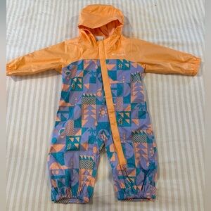 Columbia infant critter jitters II rain suit, 6-12m